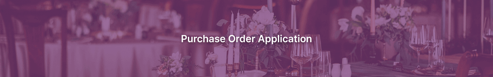 Purchase Order Application
