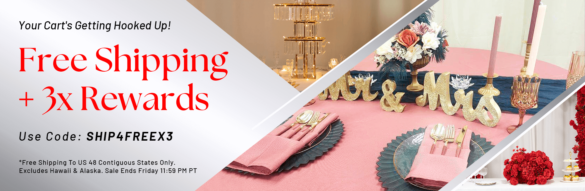 Free Shipping + 3x Rewards