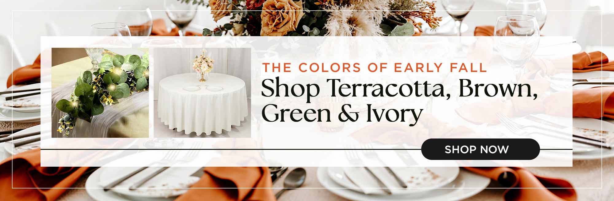 The Colors of Early Fall: Shop Terracotta, Brown, Green & Ivory